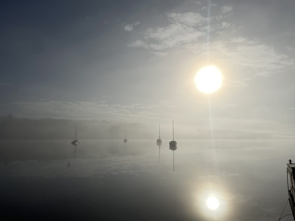 Un matin de brouillard sur le bassin de Champagney